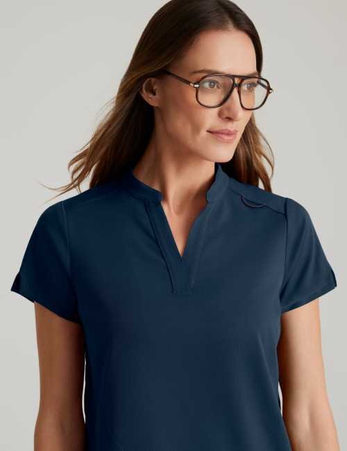 Women's "Avery" Medical Scrub Top - Grey's Anatomy Stretch (GRST230)