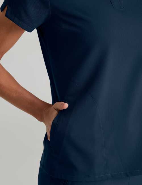 Blusa médica "Avery" para mujer - Grey's Anatomy Stretch (GRST230)