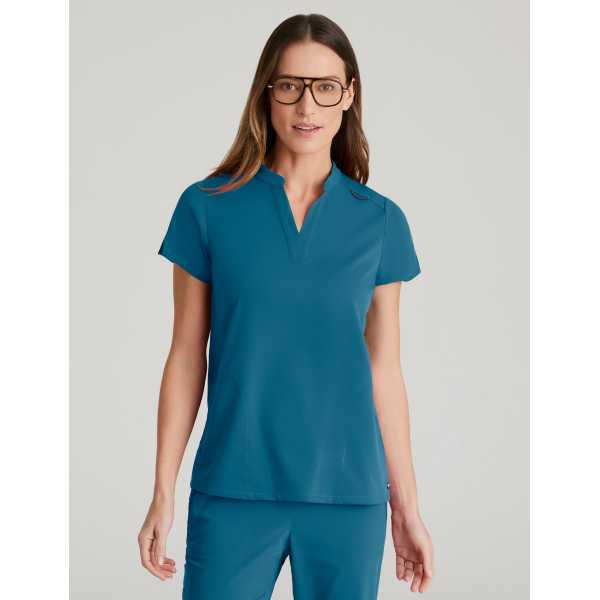 Women's "Avery" Medical Scrub Top - Grey's Anatomy Stretch (GRST230)