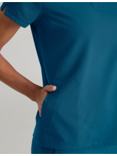 Blusa médica "Avery" para mujer - Grey's Anatomy Stretch (GRST230)