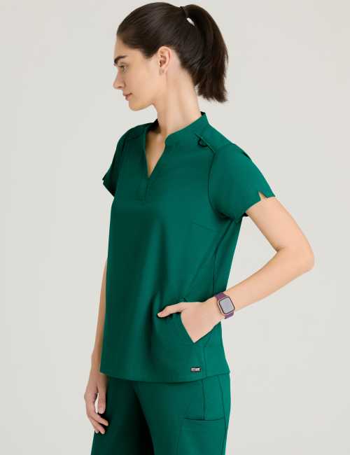 Blouse médicale femme "Avery" - Grey's Anatomy Stretch (GRST230)