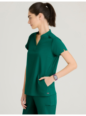Blusa médica "Avery" para mujer - Grey's Anatomy Stretch (GRST230)