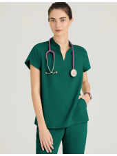 Blusa médica "Avery" para mujer - Grey's Anatomy Stretch (GRST230)