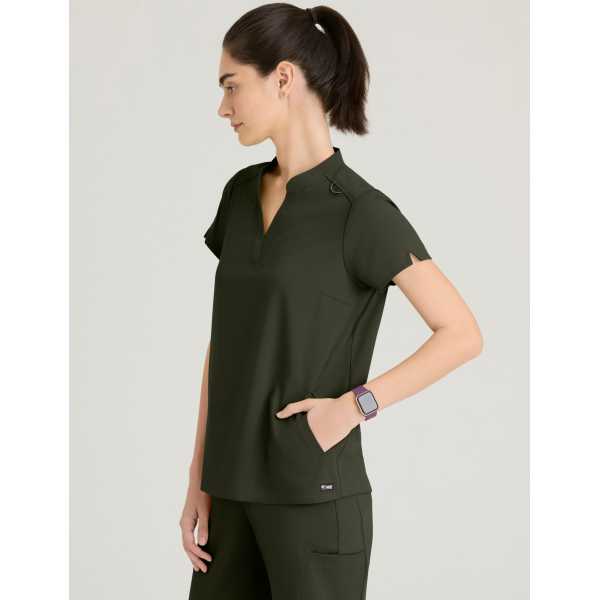 Blusa médica "Avery" para mujer - Grey's Anatomy Stretch (GRST230)