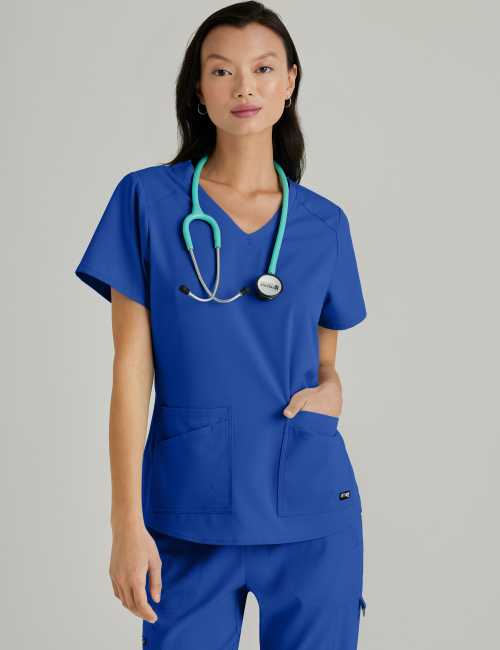 Blusa médica para mujer - Grey's Anatomy Stretch (GRST011)