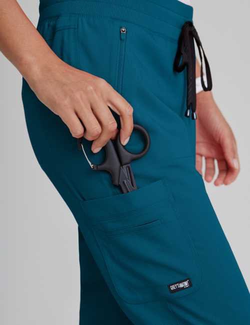 Pantalón médico para mujer, Grey's Anatomy "Stretch" 5 bolsillos (GRSP537)