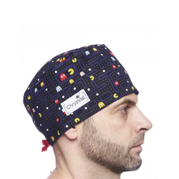 medical cap "PAC MAN" 100% cotton CHRYSVAL (211-898)