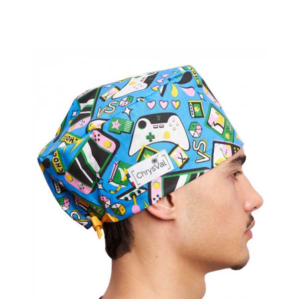 medical cap "GAMING" 100% cotton CHRYSVAL (211-1168)