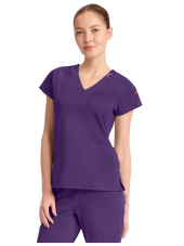 Women's Medical Gown, Medcouture APM KNIT 2 pockets (MC751)