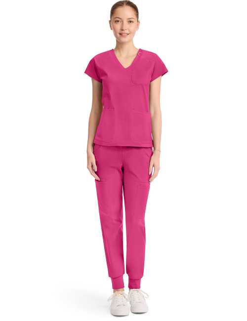 Women's Medical Gown, Medcouture APM KNIT 2 pockets (MC751)