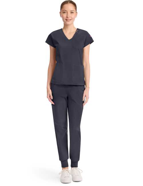 Women's Medical Gown, Medcouture APM KNIT 2 pockets (MC751)