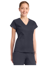 Bata médica para mujer, Medcouture APM KNIT 2 poches (MC751)