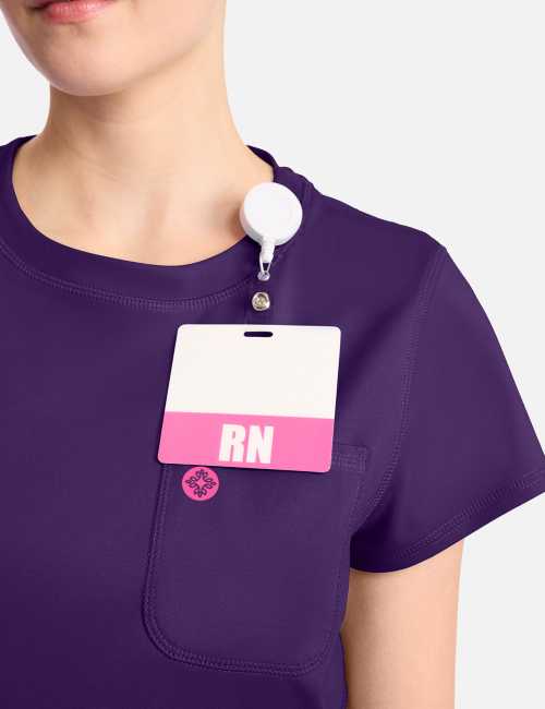 Women's Medical Gown, Medcouture APM KNIT 2 pockets (MC751)