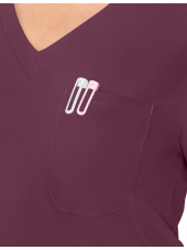Women's Medcouture Insight 1-Pocket Medical Blouse (MC2432)