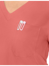 Women's Medcouture Insight 1-Pocket Medical Blouse (MC2432)