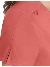 Blusa médica de un bolsillo Medcouture Insight para mujer (MC2432)