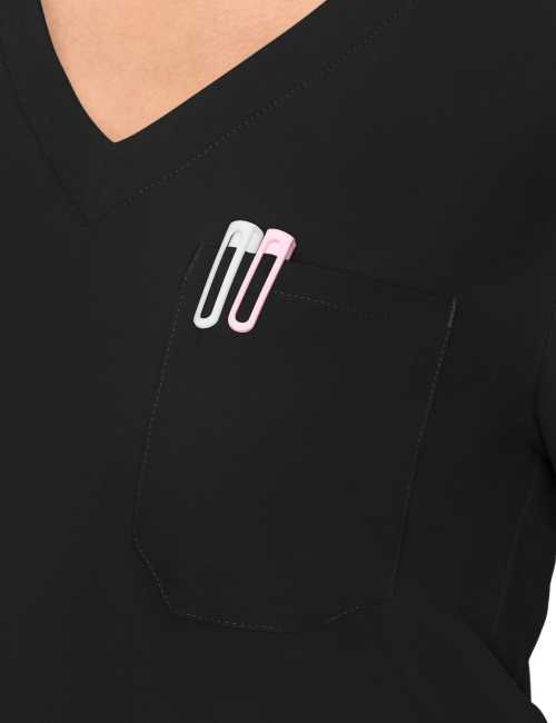 Blusa médica de un bolsillo Medcouture Insight para mujer (MC2432)
