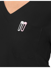 Blusa médica de un bolsillo Medcouture Insight para mujer (MC2432)