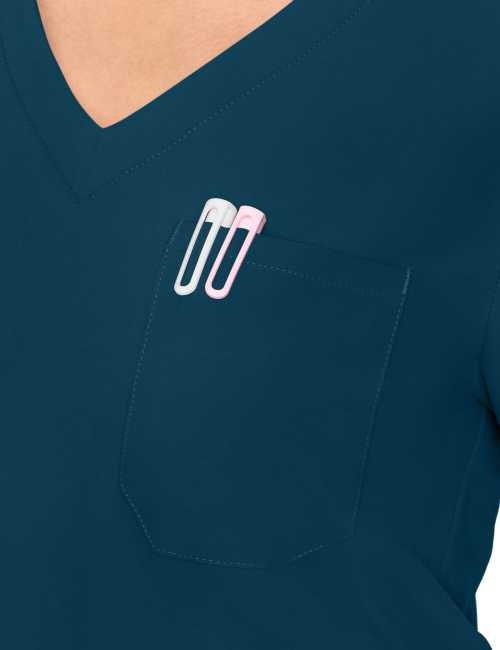 Women's Medcouture Insight 1-Pocket Medical Blouse (MC2432)
