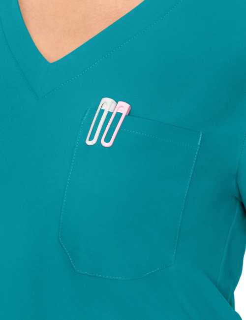 Women's Medcouture Insight 1-Pocket Medical Blouse (MC2432)