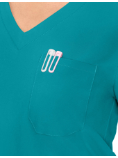 Women's Medcouture Insight 1-Pocket Medical Blouse (MC2432)