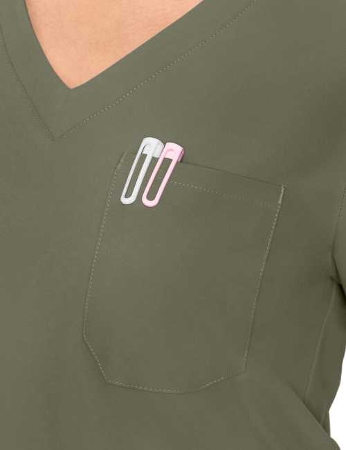 Women's Medcouture Insight 1-Pocket Medical Blouse (MC2432)