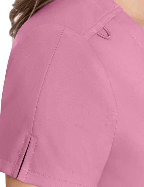 Blusa médica de un bolsillo Medcouture Insight para mujer (MC2432)