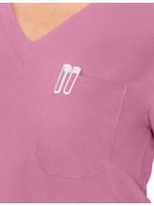 Blusa médica de un bolsillo Medcouture Insight para mujer (MC2432)