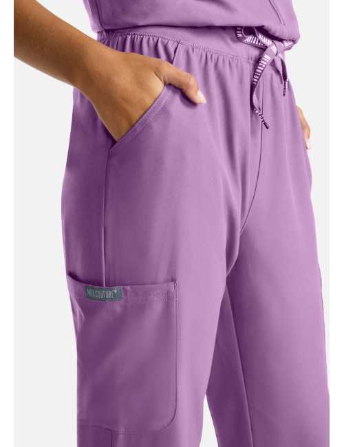 Combinaison médicale coupe jogger, zippée - Medcouture (MC510)