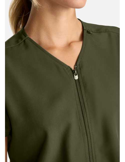 Combinaison médicale coupe jogger, zippée - Medcouture (MC510)