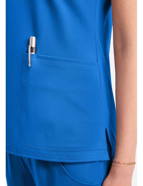 Bata médica para mujer, Medcouture APM KNIT 3 poches (MC752)