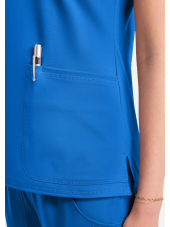 Bata médica para mujer, Medcouture APM KNIT 3 poches (MC752)