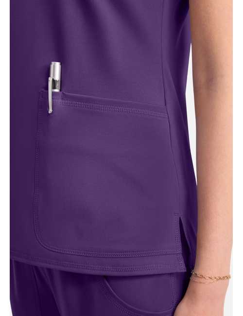 Bata médica para mujer, Medcouture APM KNIT 3 poches (MC752)