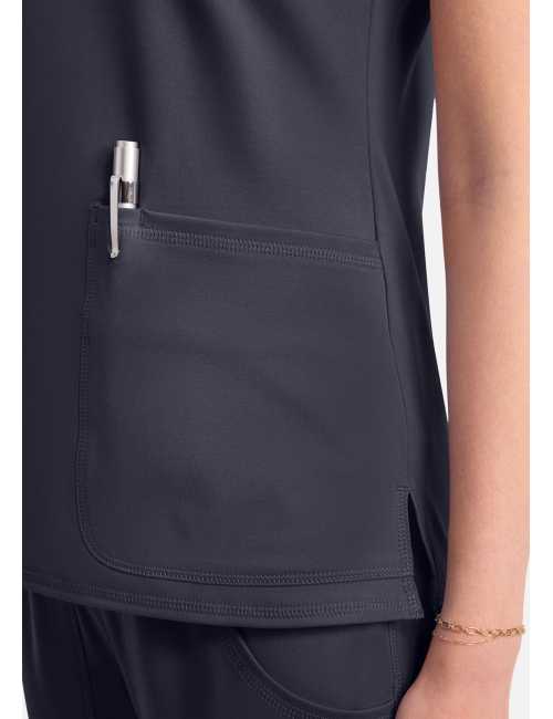 Bata médica para mujer, Medcouture APM KNIT 3 poches (MC752)