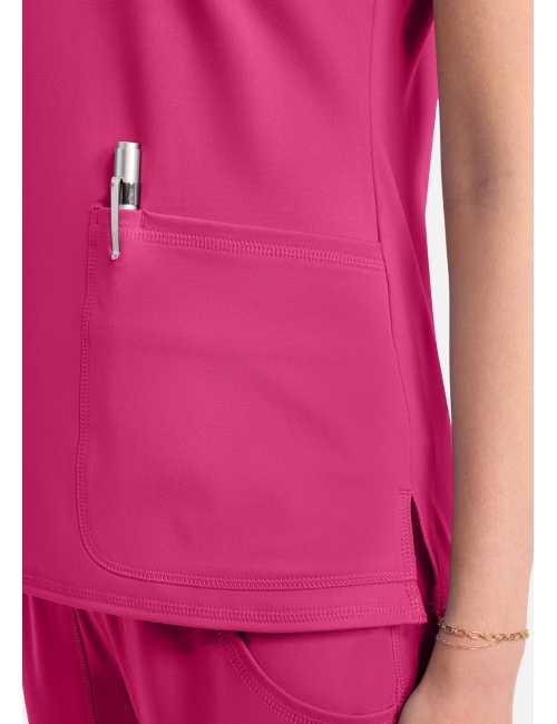 Women's Medical Gown, Medcouture APM KNIT 3 pockets (MC752)