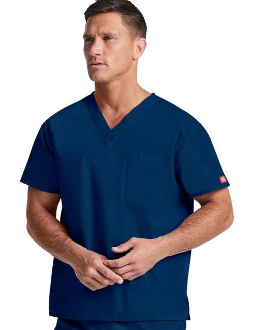 Bata médica para hombres, Dickies, Bolsillo para el corazón, Colección "EDS Signature" (83706)