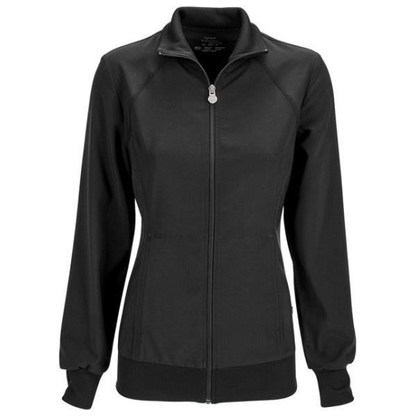 Veste femme Antibactérienne, Cherokee, Collection "Infinity" (2391) noir face