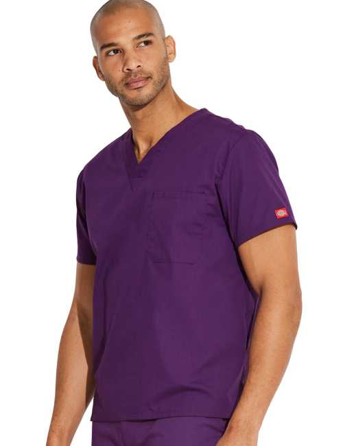 Bata médica para hombres, Dickies, Bolsillo para el corazón, Colección "EDS Signature" (83706)