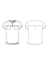 Blouse médicale femme à col arrondi - Skechers "RIP STOP" (SKT284)