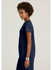 Blouse médicale femme à col arrondi - Skechers "RIP STOP" (SKT284)