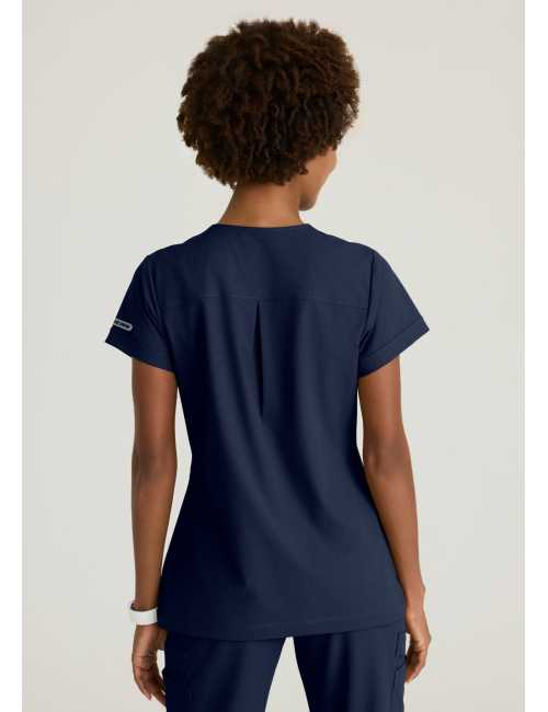 Blouse médicale femme col rond - Skechers "RIP STOP" - TUCK-IN TOP (SKT284)