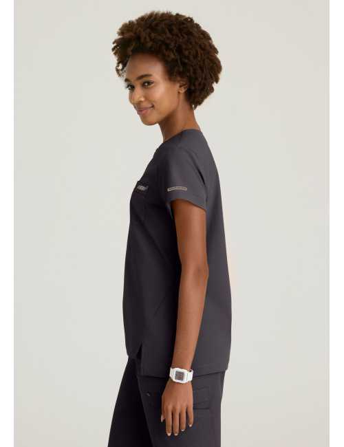 Blouse médicale femme col rond - Skechers "RIP STOP" - TUCK-IN TOP (SKT284)