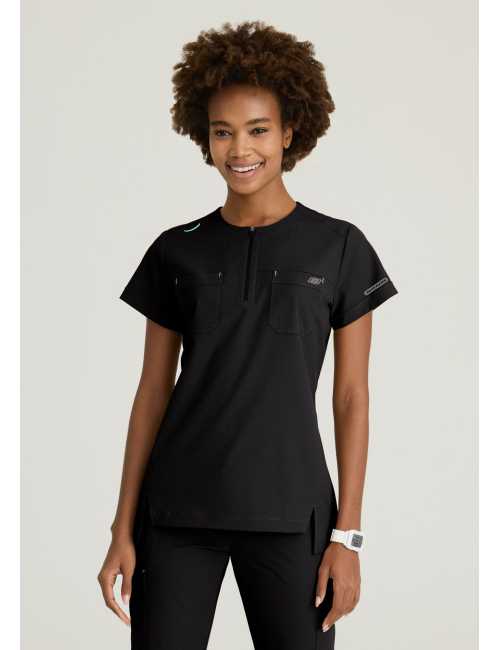 Blouse médicale femme col rond - Skechers "RIP STOP" - TUCK-IN TOP (SKT284)