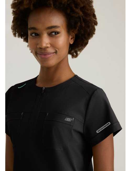 Blouse médicale femme à col arrondi - Skechers "RIP STOP" (SKT284)