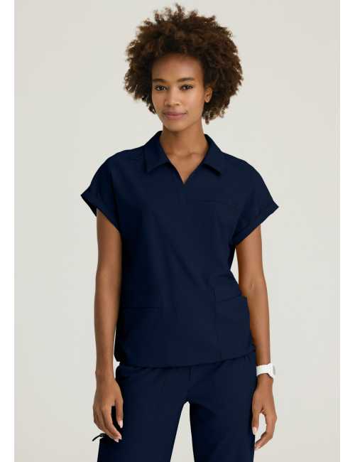 Blouse médicale femme à col chemise - Skechers "RIP STOP" - CHARLIE TOP (SKT276)