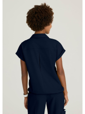 Women's medical blouse with round neck - Skechers "RIP STOP" (SKT284)