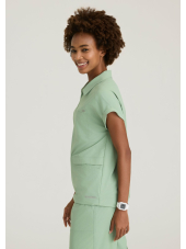 Women's medical blouse with round neck - Skechers "RIP STOP" (SKT284)