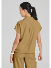 Women's medical blouse with round neck - Skechers "RIP STOP" (SKT284)