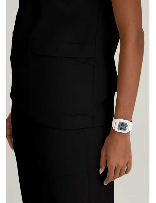 Women's medical blouse with round neck - Skechers "RIP STOP" (SKT284)