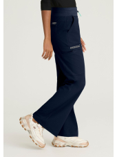 Pantalon médical femme 5 poches, avec ceinture en maille - Skechers "RIP STOP" (SKP712)